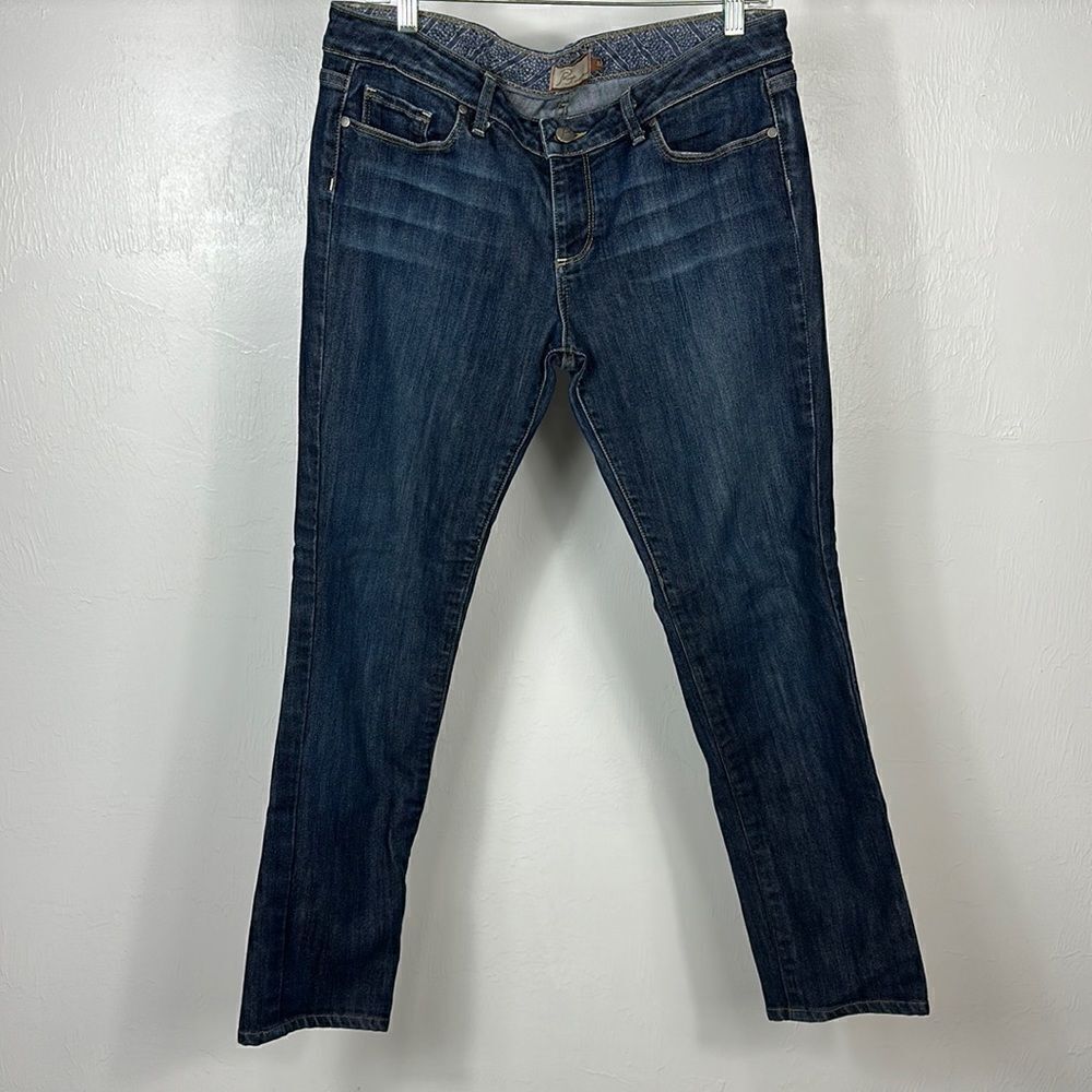 Paige Laurel Canyon Low Rise Whiskering Jeans Size 32